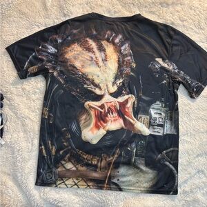 Graphic Predator Black and Gray Tee